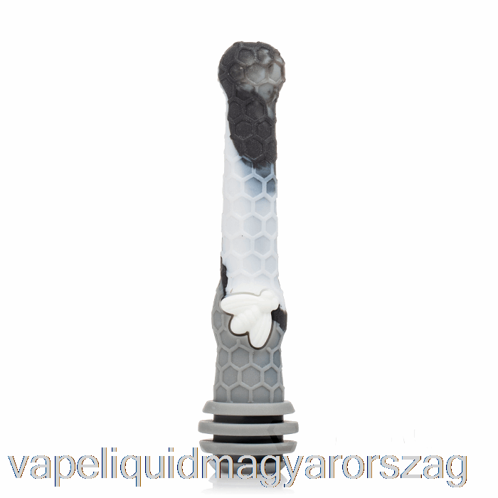 Stratus Mézes Merítő Szilikon Szalma Márvány Szürke (fekete / Szürke / Fehér) Vape Toll